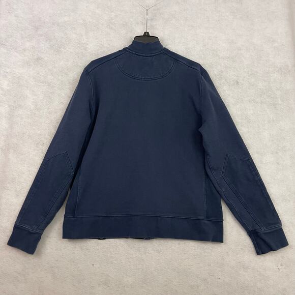 American Giant Bomber Jacket XL Navy Made in USA Cotton Fleece Mens - Picture 7 of 13